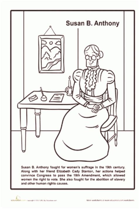 Womens Suffrage Coloring Pages