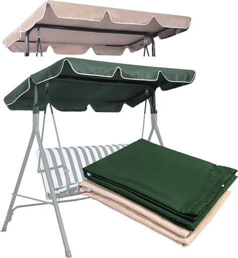 COSTWAY Replacement Canopy for Swing Seat 2 & 3 Seater Sizes Hammock
