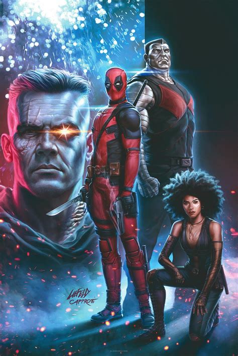 Ryan reynolds, josh brolin, morena baccarin and others. The Blot Says...: Deadpool 2 Mini Movie Poster by Rob Liefeld
