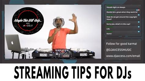 Streaming Tips For Djs Live Twitch Tutorial With Timestamps Youtube