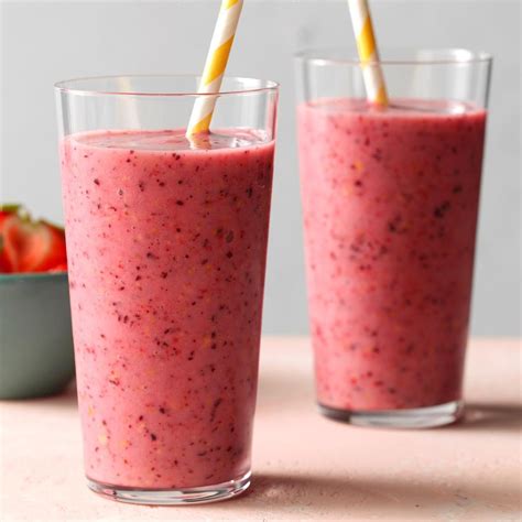 Tropical Berry Smoothies Recipe Taste Of Home