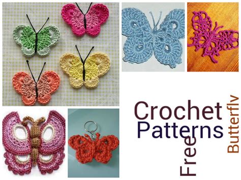 Butterfly Crochetfree Patterns Crochet Butterfly Pattern