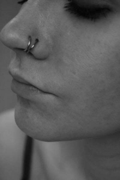 double nostril piercing cool piercings facial piercings tattoos and piercings double nostril