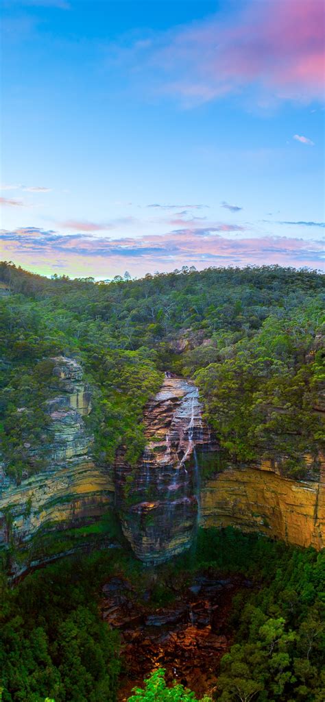 Wentworth Falls Wallpaper 4k Blue Mountains Australia National Park
