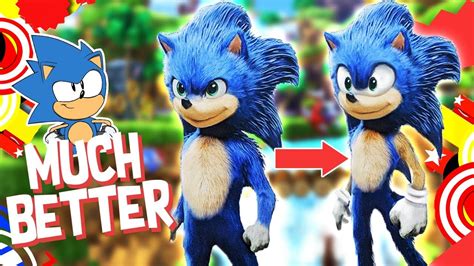 Sonic Hedgehog Movie Character Design