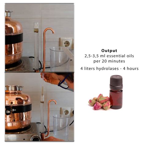 Essential Oil Distiller Kit Basic Set Distillation Copper Pro