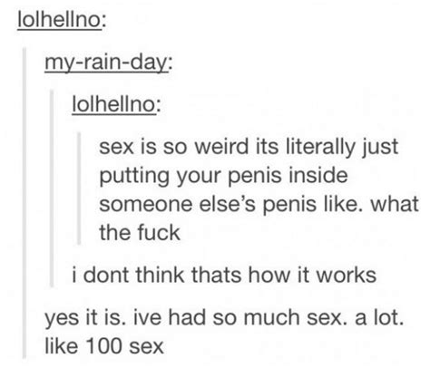14 reasons you should never go to tumblr for sex advice