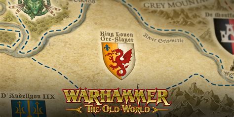 The Old World Your First Look At The Map Of Bretonnia Warhammer