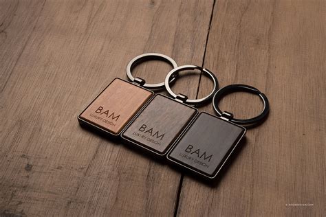 Laser Engraved Wooden Key Chain