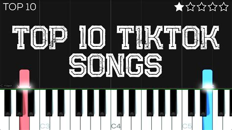 Top 10 Trending Tiktok Songs Easy Piano Tutorial Akkoorden Chordify