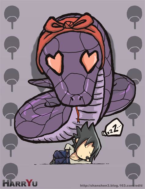 Sasuke And Snake By Harry Yu On Deviantart