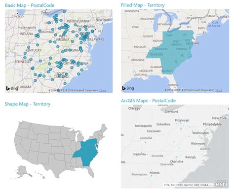 Power Bi Map Chart