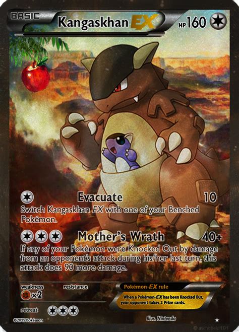 Kangaskhan is a parent pokémon. Kangaskhan EX by Metoro on DeviantArt