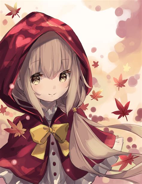 Safebooru 1girl Absurdres Autumn Leaves Brown Hair Buttons Commentary Request Eyebrows Visible