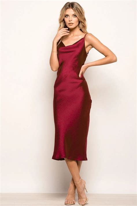 red satin dress but a lil shorter burgundy silk dresses red slip dress red satin dress