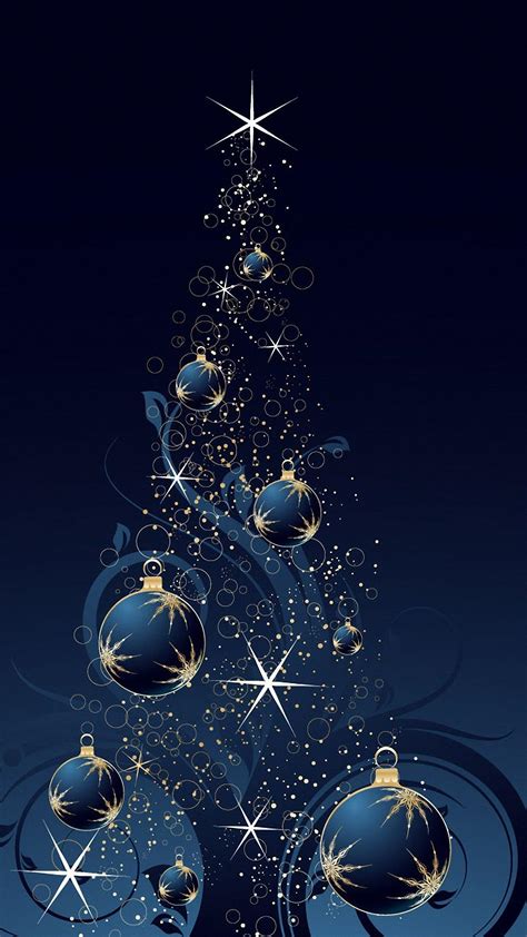 Aesthetic Christmas Blue Wallpapers Wallpaper Cave