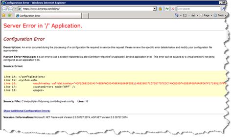 Server Error In Application On IIS AllowDefinition MachineToApplication JPPinto Com