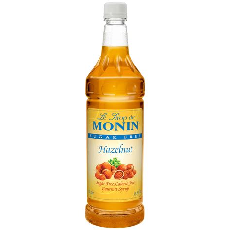 Monin Sugar Free Hazelnut Syrup 1 Liter Pack Of 4 EBay