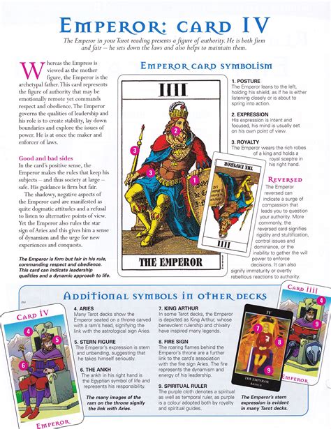 It is used in game playing as well as in divination. Reading the Emperor card | Reading tarot cards, Tarot ...