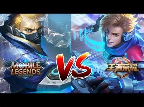 Gameplay comparison of vainglory vs mobile legends. Mobile Legends VS King Of Glory BEST Side By Side ...