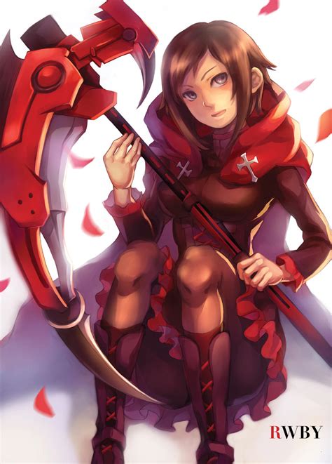 Ruby With Crescent Rose By Thitaart On Deviantart