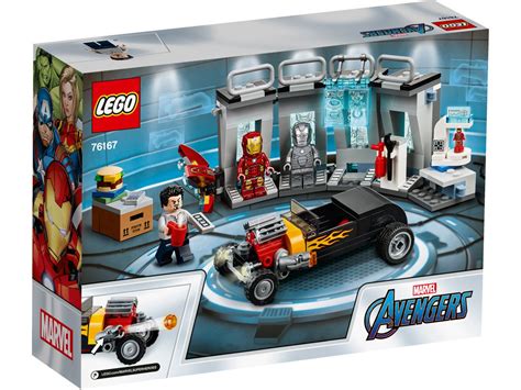 Lego Marvel Super Heroes Iron Man Armoury 76167 Official Images The