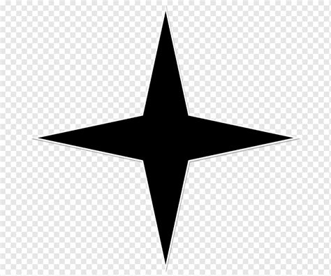 Triângulo Estrela Símbolo Simetria Estrela Preta ângulo Triângulo