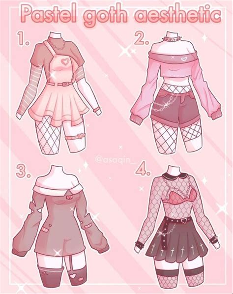 Pastel Goth Outfits Art Outfits Club Outfits Anime Outfits Dress Design Sketches Fashion