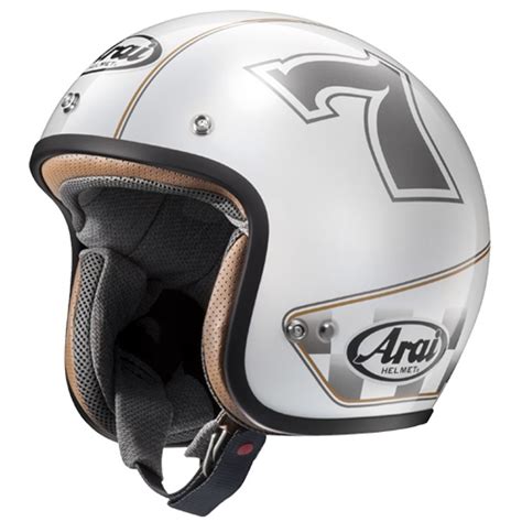 Use left/right arrows to navigate the slideshow or swipe left/right if using a mobile device. Arai : CLASSIC-MOD (CLASSIC-V) CAFE RACER White Helmet ...