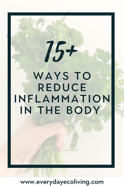 15 Ways To Reduce Inflammation In The Body Everydayecoliving Reduce