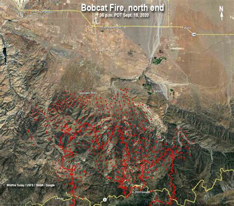 Bobcat Fire Continues Spreading To The North Burns Structures In