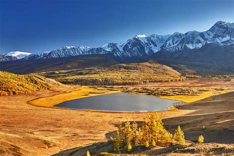 Mountain Lake Altai Mountains Stock Image Image Of Highlands