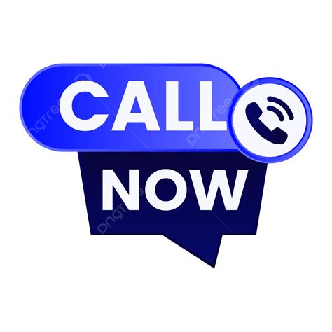 Call Now Button With Sign Vector Call Now Label Call Now Logo Call
