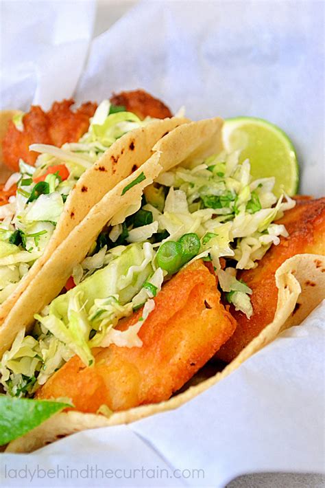 It's filled with crisp to cook the fish, work in batches of about three or four pieces at a time. Beer Batter Fish Tacos