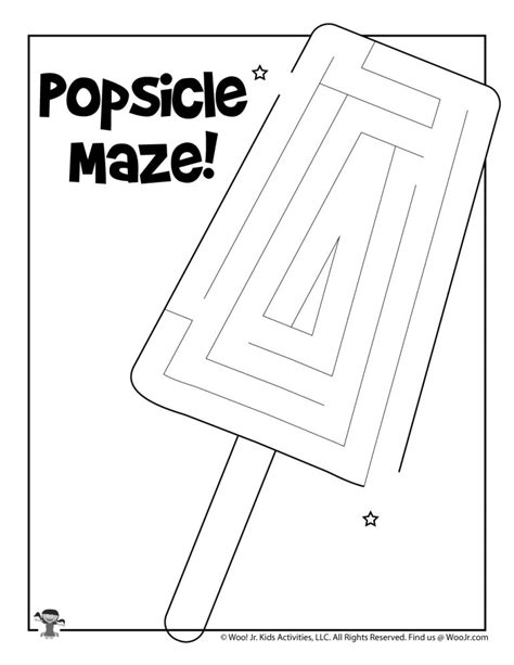 Printable Summer Mazes For Kids Woo Jr Kids Activities Childrens