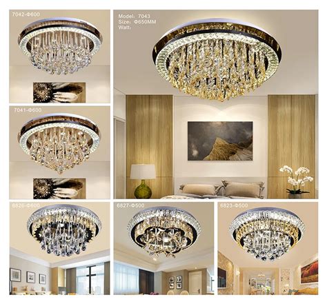 Good Quality Crystal Chandelier Round Living Room Led Indoor Lighting