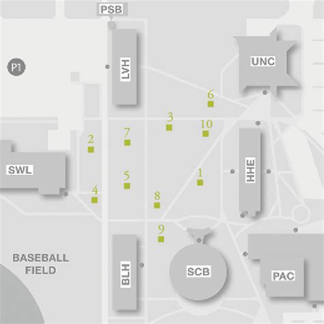 Sculpture Location Map At Adelphi University