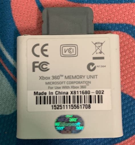Official Oem Genuine Microsoft Xbox 360 512mb Memory Unit Card Ebay