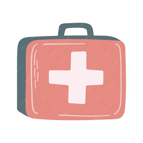 Premium Vector Vector Element First Aid Kit Box
