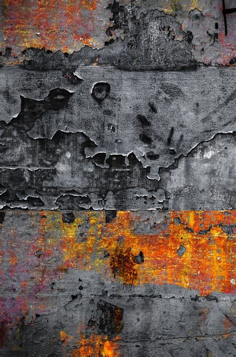 Colorful Rusty Metal Background Stock Image Image Of Metal Stain