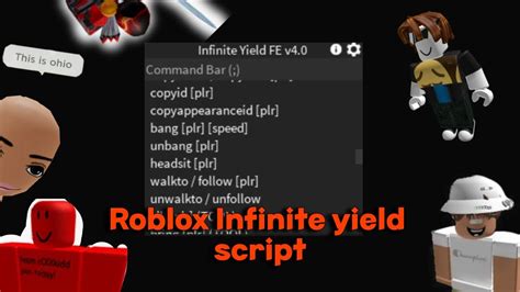 Roblox Infinite Yield Inf Yield Op Script Pastebin Youtube