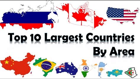 Top 10 Biggest Countries In The World Youtube
