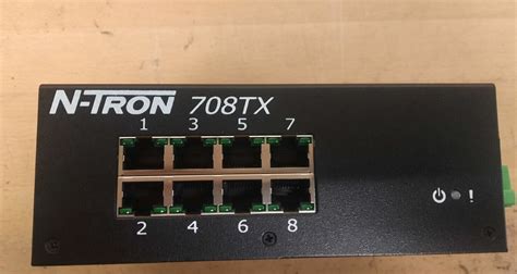 N Tron 708tx Industrial 8 Port Ethernet Switch 837654653777 Ebay