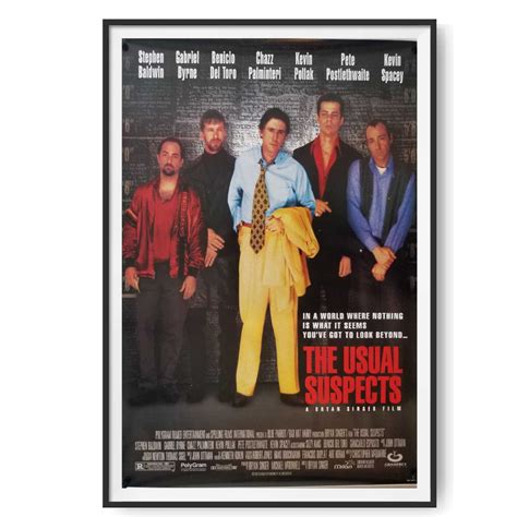The Usual Suspects 1995 Original Us One Sheet Poster Cinema Poster Gallery