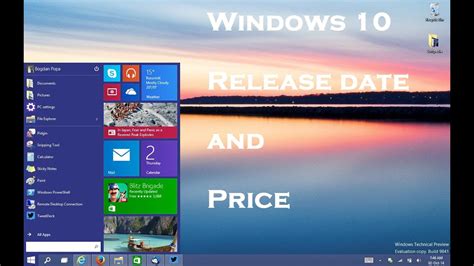 Windows 10 Release Date And Price Youtube