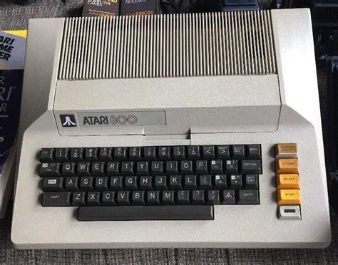 Vintage Atari 800 Computer Lot 1050 Drive 1027 Printer Cartridges Disks
