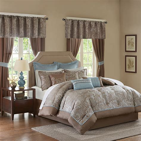 There are even bed comforters collections made for no matter which price range you choose queen comforter sets with matching curtains will always be more cost affective if caused by a set rather. Brystol by Madison Park - BeddingSuperStore.com
