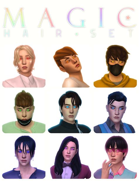 Sims 4 Maxis Match Male Hair Pack Micat Game
