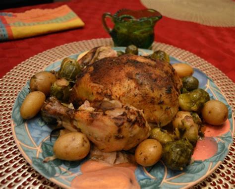 Season the chicken generously with sea salt and black pepper. Herbed Whole Chicken Slow Cooker Recipe | Family Focus Blog