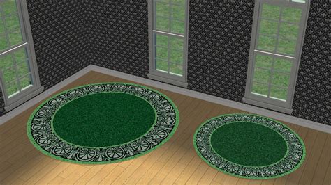 Mod The Sims Some Recolors Of Round Rugs